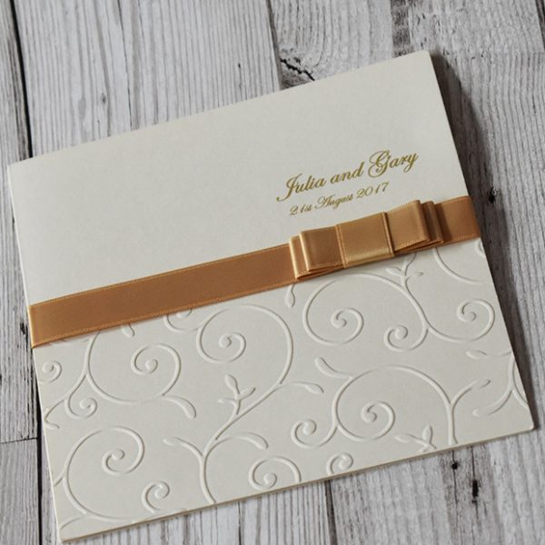 Classic Fold Wedding Invitations - Elizabeth-Rose Designs